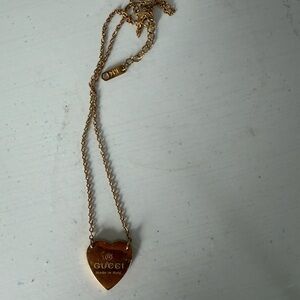 Gucci Gold Heart Necklace